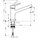 Смеситель для кухни Hansgrohe Talis M52 32851000