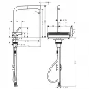Смеситель для кухни Hansgrohe Aquno Select M81 73836000