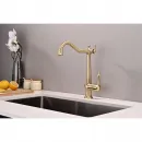Смеситель для кухни с подключением к фильтру Paulmark Retro Re213226-BR