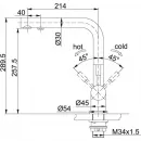 Смеситель для кухни с подключением к фильтру Franke Atlas 120.0179.978