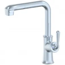 Смеситель для кухни Wonzon & Woghand WW-88439008A-CR с выдвижным изливом, хром