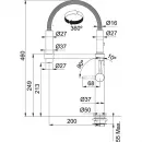 Смеситель для кухни Franke Pescara 115.0393.977