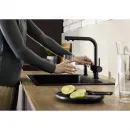 Смеситель для кухни с подключением к фильтру Blanco Fontas-S II черный матовый 526672