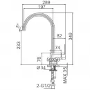 Смеситель для кухни Wonzon & Woghand Arnie WW-692101-CR хром