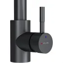 Смеситель для кухни AM.PM X-Joy S F85B07522 CoolStart, с выдвижным изливом, черный матовый