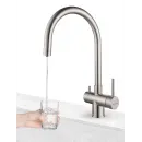 Смеситель для кухни с фильтром Paulmark Heller HE213218-SS + H851P00