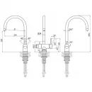 Смеситель для кухни с фильтром Paulmark Heller HE213218-SS + H851P00