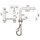 Смеситель для кухни Omoikiri Nara-S-C 4994322