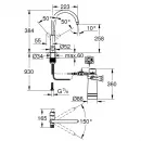 Смеситель для мойки с функцией очистки водопроводной воды Grohe Blue Pure BauCurve 30386000