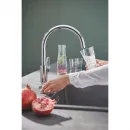 Смеситель для мойки с функцией очистки водопроводной воды Grohe Blue Pure BauCurve 30386000