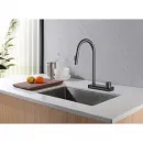 Смеситель для кухни Abber Wasser Kreis AF8114NG CoolStart, с выдвижным изливом, никель