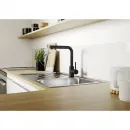 Смеситель для кухни Blanco Mila-S черный матовый 526779