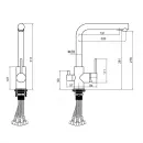 Смеситель для кухни с фильтром Timo Saona 2376/02F + H851P00