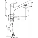 Смеситель для кухни Hansgrohe Talis M52 32845000