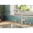 Смеситель для кухни CoolStart Blanco Lanora-S-F нержавеющая сталь 526180