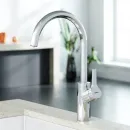 Смеситель для кухни Damixa Eclipse 310721000 с подключением к фильтру, хром
