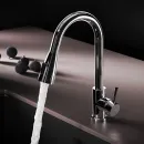Смеситель для кухни AM.PM X-Joy S F85B07500 CoolStart, с выдвижным изливом, хром