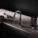 Смеситель для кухни AM.PM X-Joy S F85B07500 CoolStart, с выдвижным изливом, хром