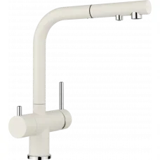 Смеситель для кухни Blanco Fontas-S II 526947 с подключением к фильтру, выдвижным изливом, мягкий белый
