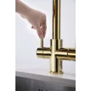 Смеситель для кухни с подключением к фильтру Paulmark Lange La214212-G