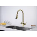 Смеситель для кухни с подключением к фильтру Paulmark Lange La214212-G