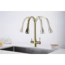 Смеситель для кухни с подключением к фильтру Paulmark Lange La214212-G