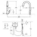 Смеситель для кухни Jacob Delafon Sensate E72218-B7-CP