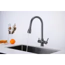 Смеситель для кухни с подключением к фильтру Paulmark Lange La214212-GM