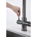 Смеситель для кухни с подключением к фильтру Paulmark Lange La214212-GM