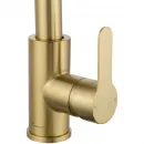 Смеситель для кухни Wonzon & Woghand WW-121E201L-BG с выдвижным изливом, золотой матовый