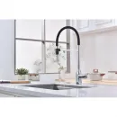 Смеситель для кухни Paulmark Magneto One Ma213188-CR с подключением к фильтру, гибким изливом, хром