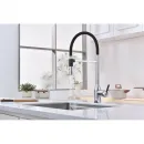 Смеситель для кухни Paulmark Magneto One Ma213188-CR с подключением к фильтру, гибким изливом, хром
