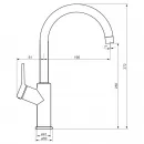 Смеситель для кухни Damixa Eclipse DX310720400