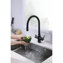 Смеситель для кухни с подключением к фильтру Paulmark Salix Sa213419-418