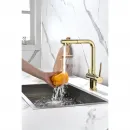 Смеситель для кухни с подключением к фильтру Paulmark Serpentine Se213222-G