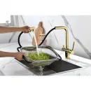 Смеситель для кухни с подключением к фильтру Paulmark Serpentine Se213222-G