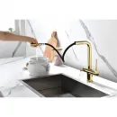 Смеситель для кухни с подключением к фильтру Paulmark Serpentine Se213222-G