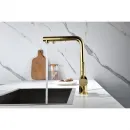 Смеситель для кухни с подключением к фильтру Paulmark Serpentine Se213222-G