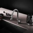 Смеситель для кухни AM.PM X-Joy S F85B07511 CoolStart, с выдвижным изливом, сатин
