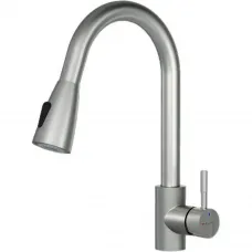 Смеситель для кухни AM.PM X-Joy S F85B07511 CoolStart, с выдвижным изливом, сатин