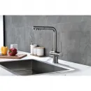 Смеситель для кухни с подключением к фильтру Paulmark Serpentine Se213222-GM