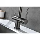 Смеситель для кухни с подключением к фильтру Paulmark Serpentine Se213222-GM