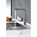 Смеситель для кухни с подключением к фильтру Paulmark Serpentine Se213222-GM