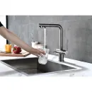 Смеситель для кухни с подключением к фильтру Paulmark Serpentine Se213222-GM