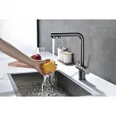 Смеситель для кухни с подключением к фильтру Paulmark Serpentine Se213222-GM