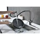 Смеситель для кухни с подключением к фильтру Paulmark Serpentine Se213222-GM