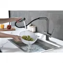 Смеситель для кухни с подключением к фильтру Paulmark Serpentine Se213222-GM