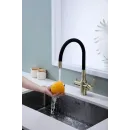 Смеситель для кухни с подключением к фильтру Paulmark Salix Sa213419-BR
