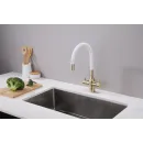 Смеситель для кухни с подключением к фильтру Paulmark Salix Sa213419-BRw