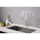 Смеситель для кухни с подключением к фильтру Paulmark Salix Sa213419-BRw